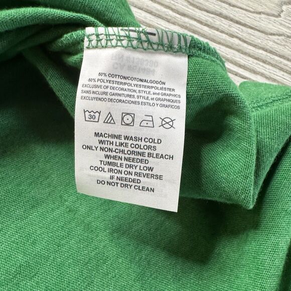 Oregon Ducks Logo LS Raglan Hooded Tee Men’s XXL Green Gray Soft Box Seats NWT - Picture 7 of 12